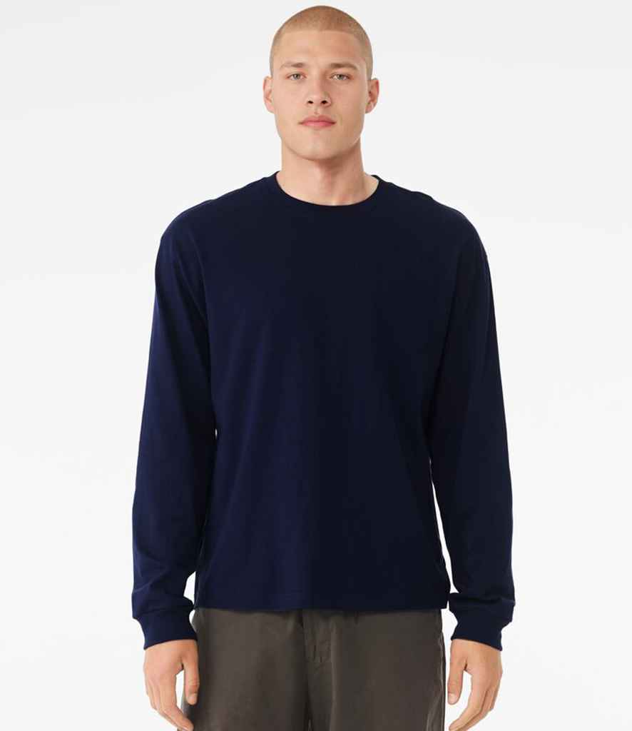 Canvas Unisex Heavyweight Long Sleeve Boxy T-Shirt