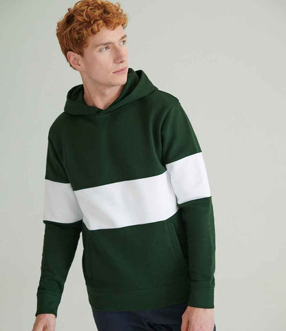 Front Row Heavyweight Panelled Hoodie