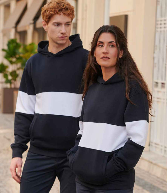Front Row Heavyweight Panelled Hoodie