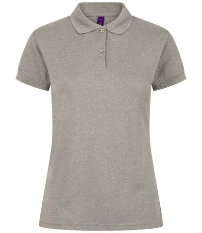 Henbury Ladies Coolplus® Wicking Piqué Polo Shirt