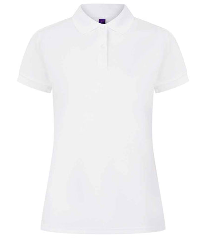 Henbury Ladies Coolplus® Wicking Piqué Polo Shirt