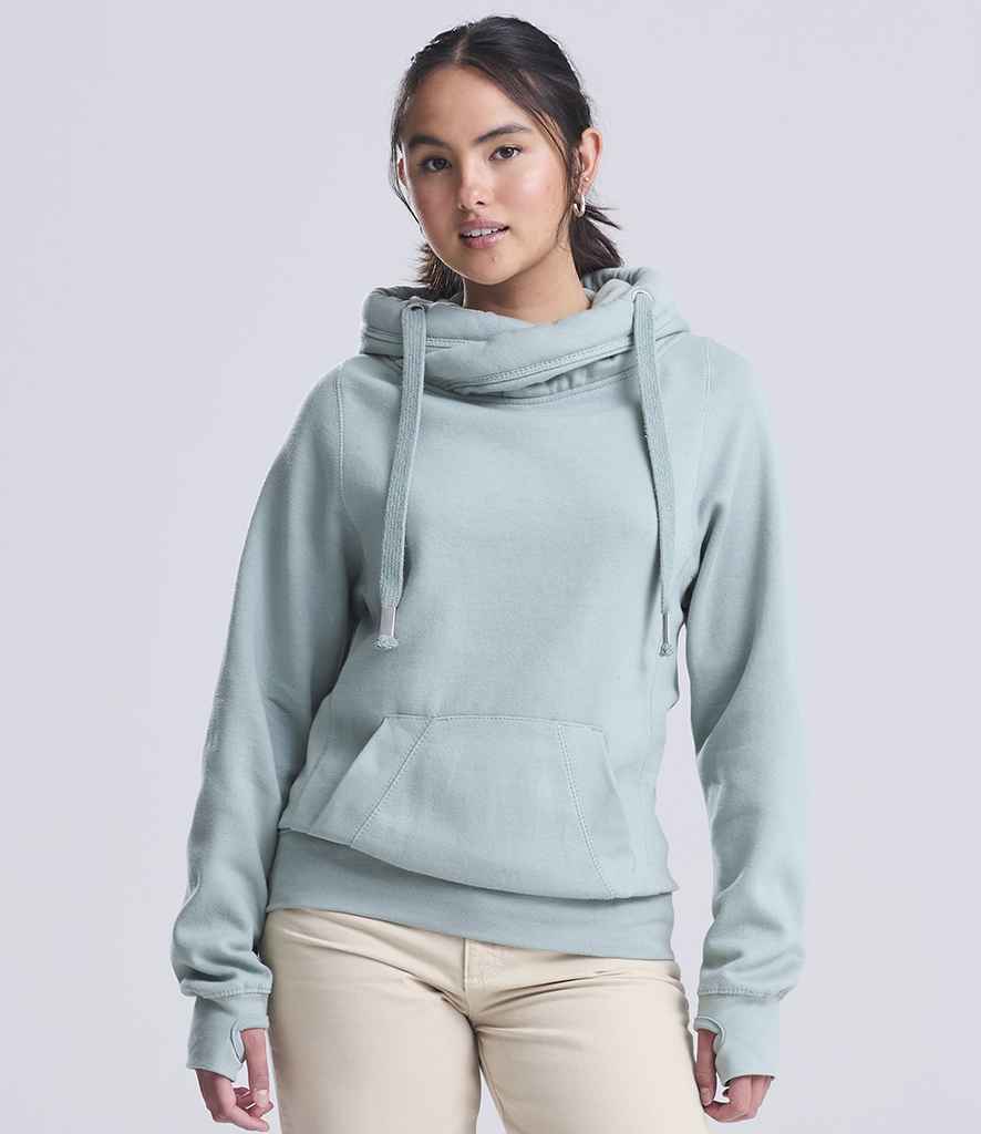 AWDis Cross Neck Hoodie