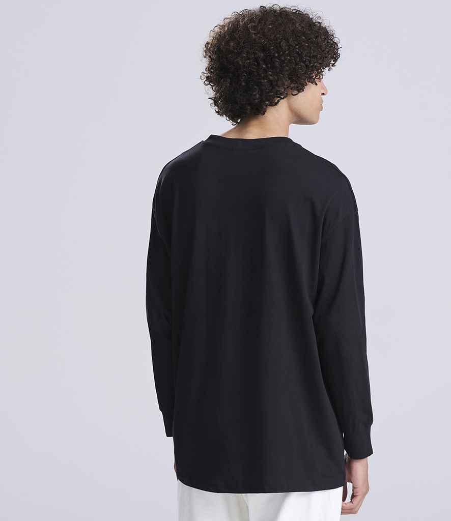 AWDis Unisex Oversize 100 Long Sleeve T-Shirt