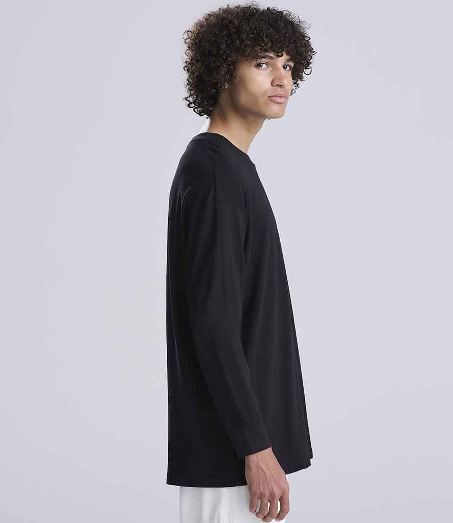 AWDis Unisex Oversize 100 Long Sleeve T-Shirt