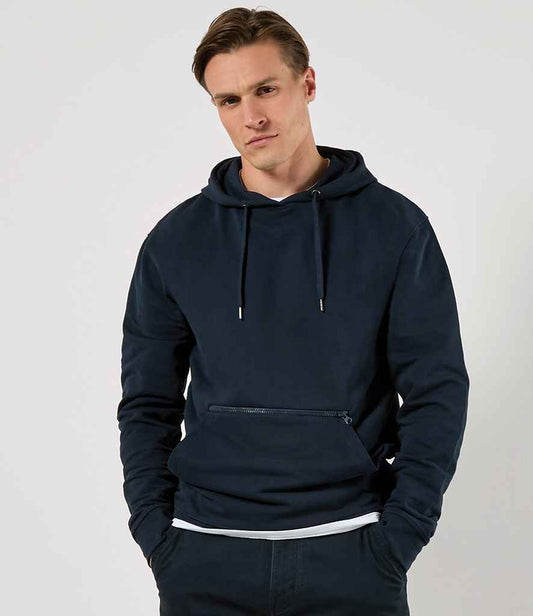 Kustom Kit Regular Fit Piqué Zipped Pocket Hoodie
