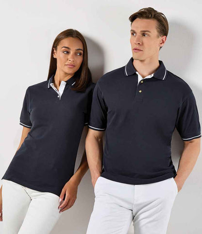Kustom Kit St Mellion Tipped Cotton Piqué Polo Shirt