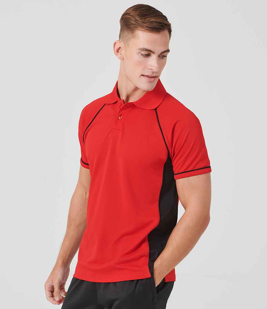 Finden + Hales Performance Panel Polo Shirt