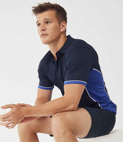 Finden + Hales Contrast Panel Polo Shirt