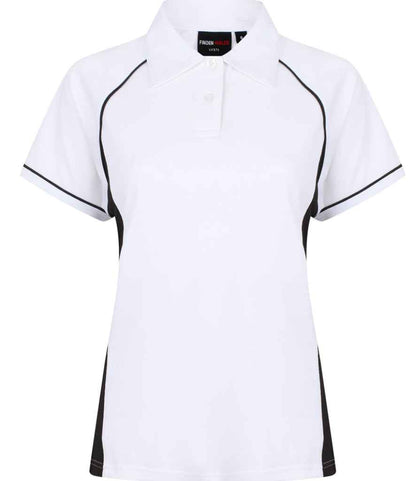 Finden + Hales Ladies Performance Piped Polo Shirt