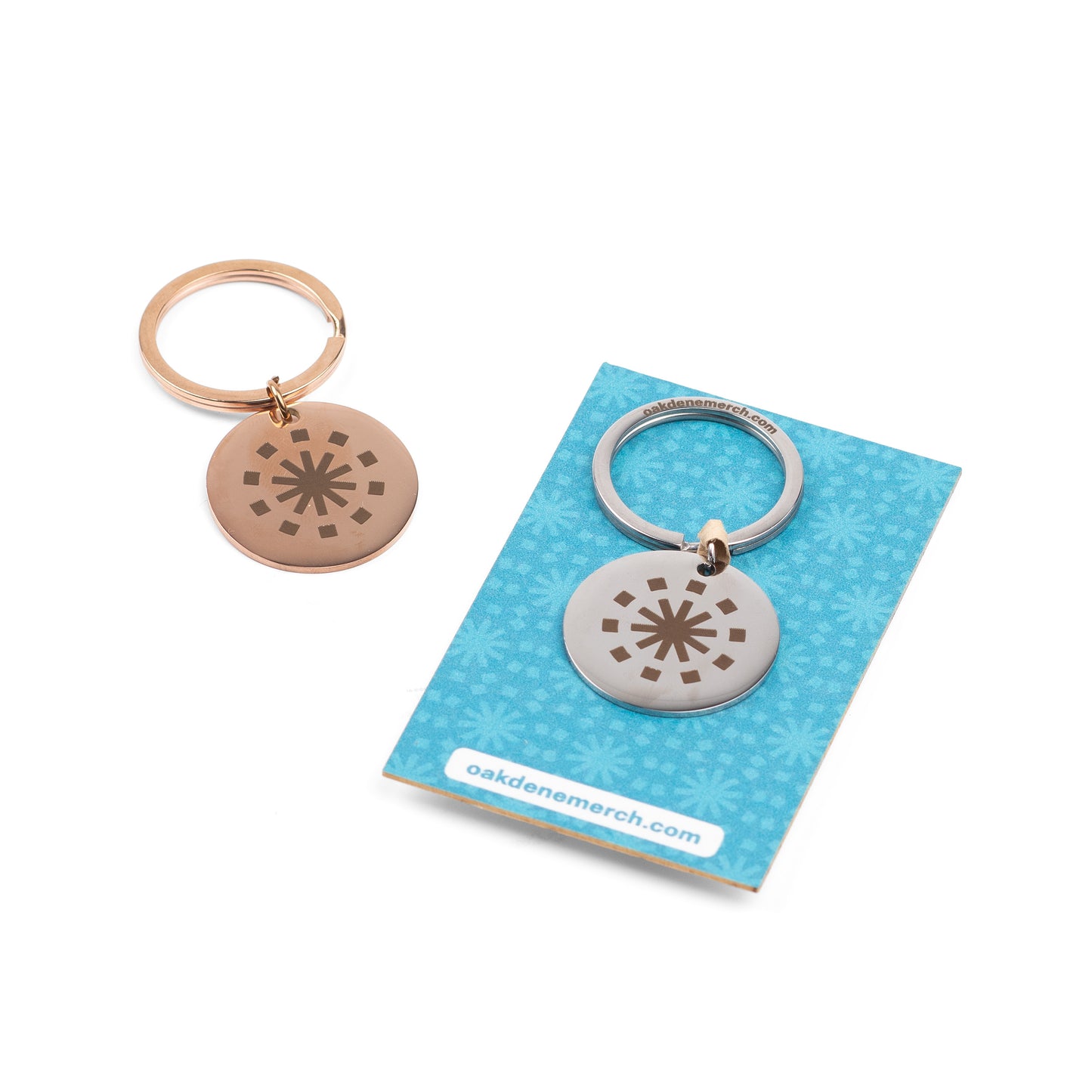 Plated Stainless Steel Keyring
