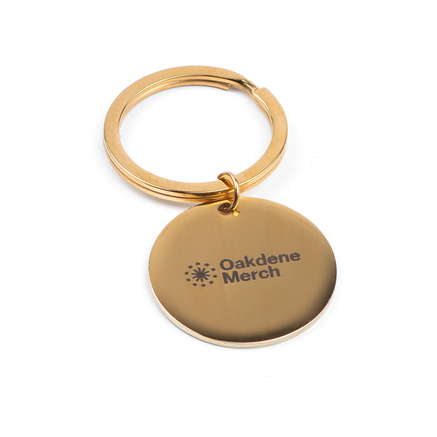 Plated Stainless Steel Keyring