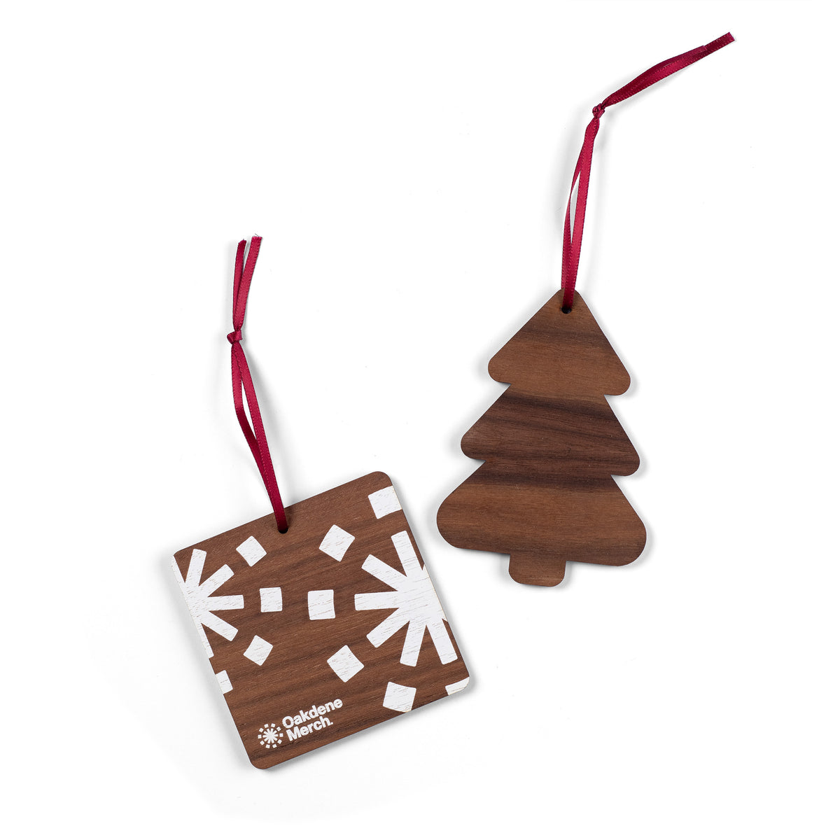 Walnut Christmas Tree Decoration