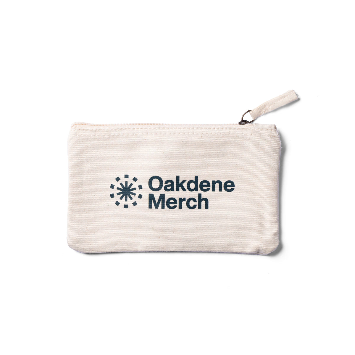 Organic Canvas Zip Accessory Pouch | Small