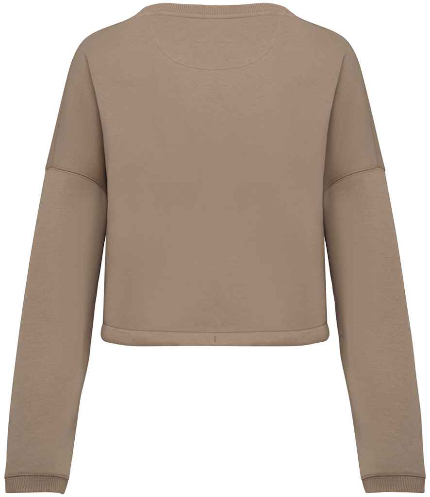 Native Spirit Ladies Oversized Cropped Sweatshirt