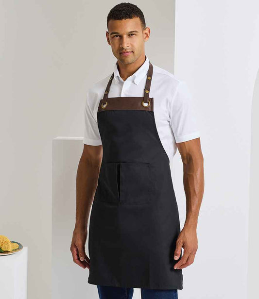 Premier Espresso Bib Apron