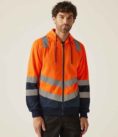 Regatta High Visibility Pro Full Zip Hoodie