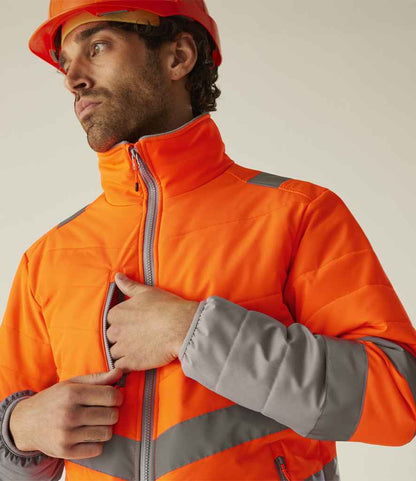 Regatta High Visibility Two Tone Thermal Baffle Jacket