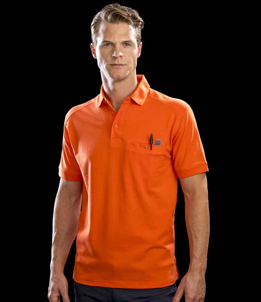 Result Work-Guard Apex Pocket Piqué Polo Shirt