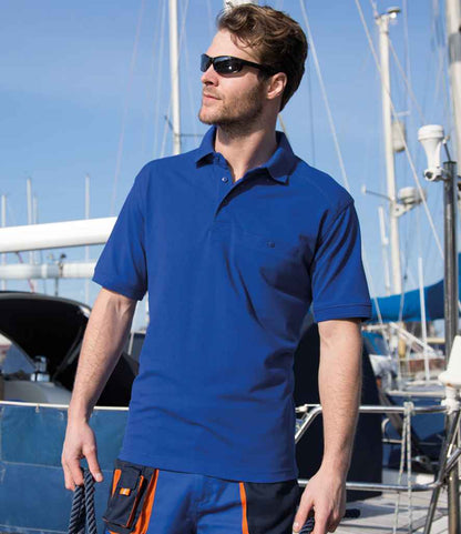 Result Work-Guard Apex Pocket Piqué Polo Shirt