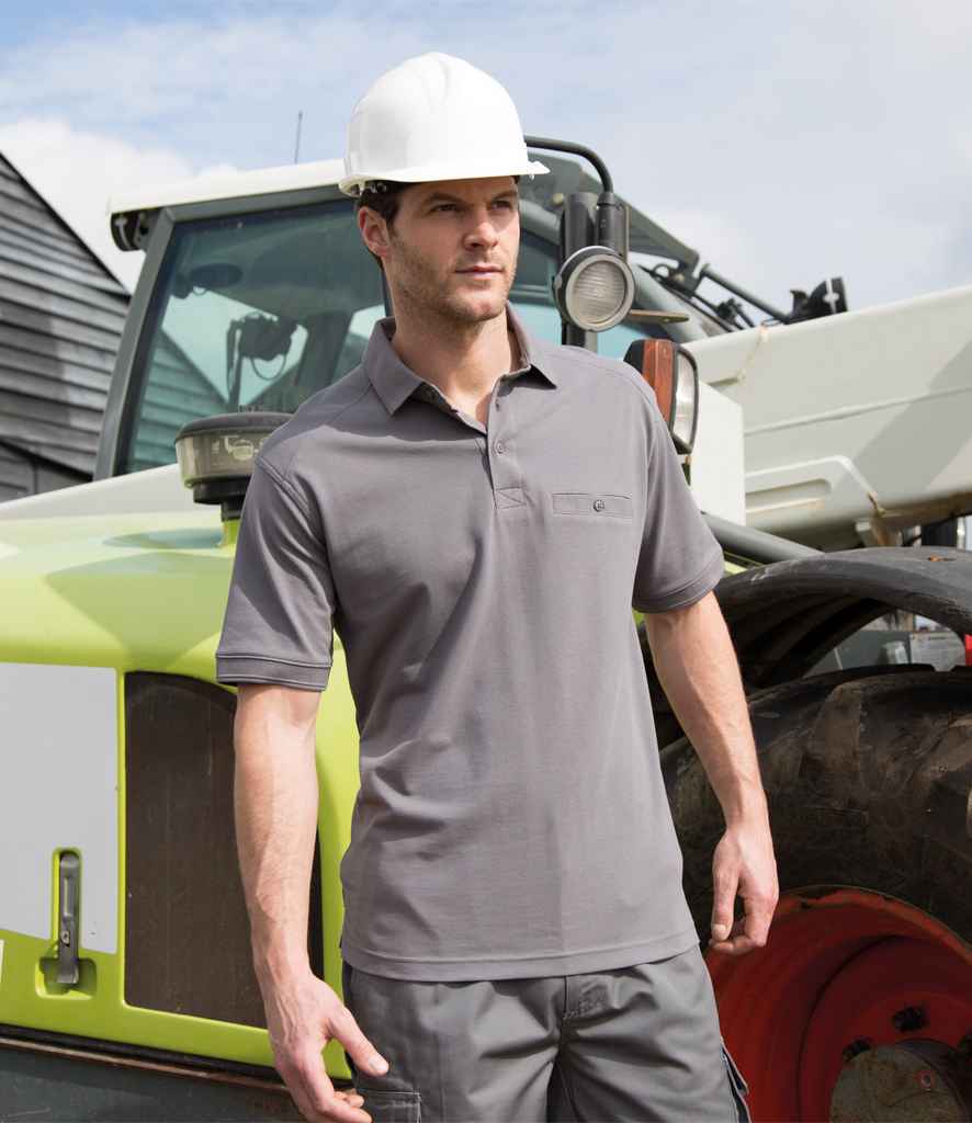 Result Work-Guard Apex Pocket Piqué Polo Shirt