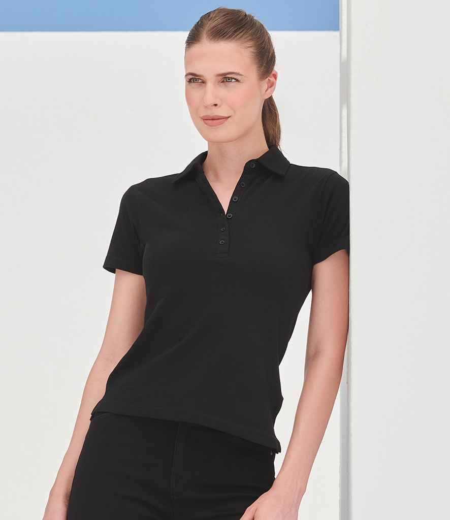 SF Clothing Ladies Stretch Piqué Polo Shirt