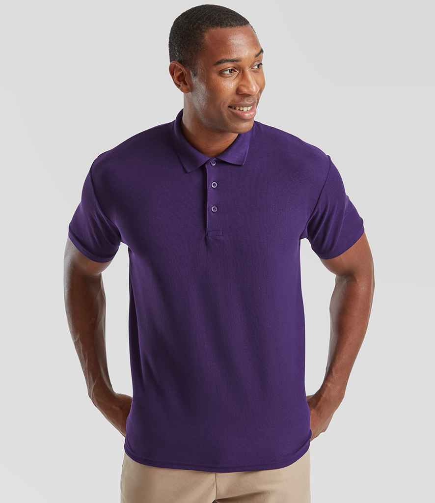 Fruit of the Loom Poly/Cotton Piqué Polo Shirt