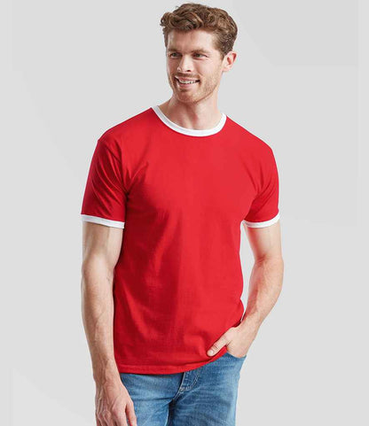 Fruit of the Loom Contrast Ringer T-Shirt