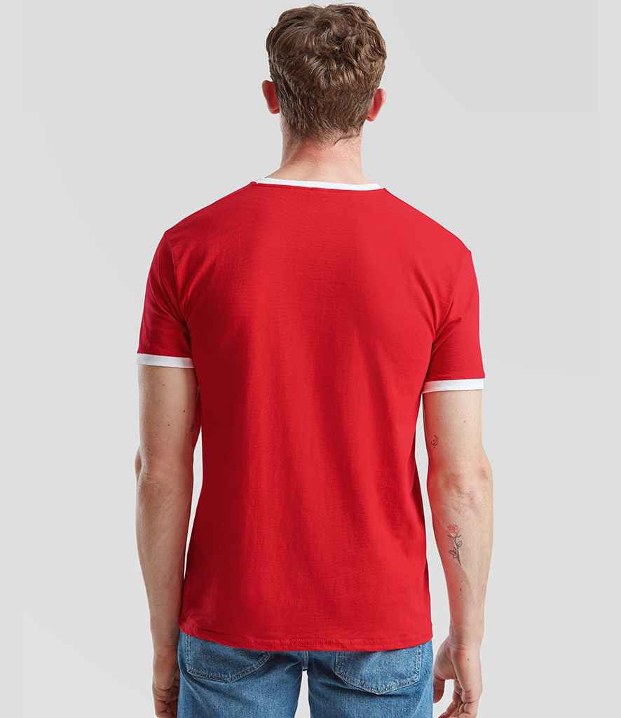 Fruit of the Loom Contrast Ringer T-Shirt