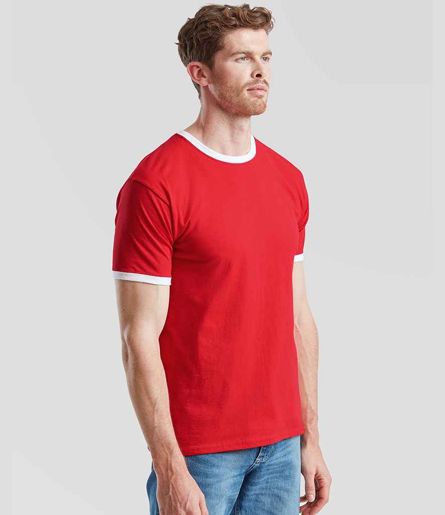 Fruit of the Loom Contrast Ringer T-Shirt