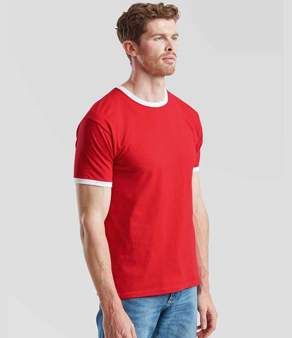 Fruit of the Loom Contrast Ringer T-Shirt