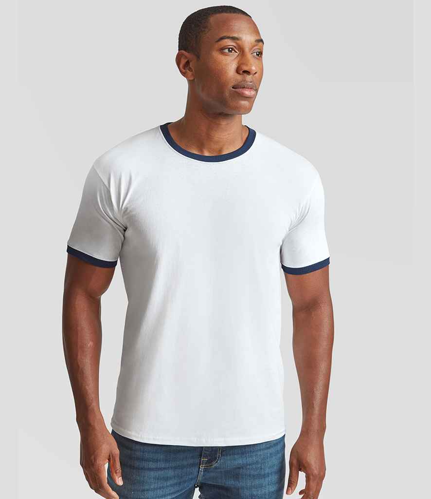 Fruit of the Loom Contrast Ringer T-Shirt