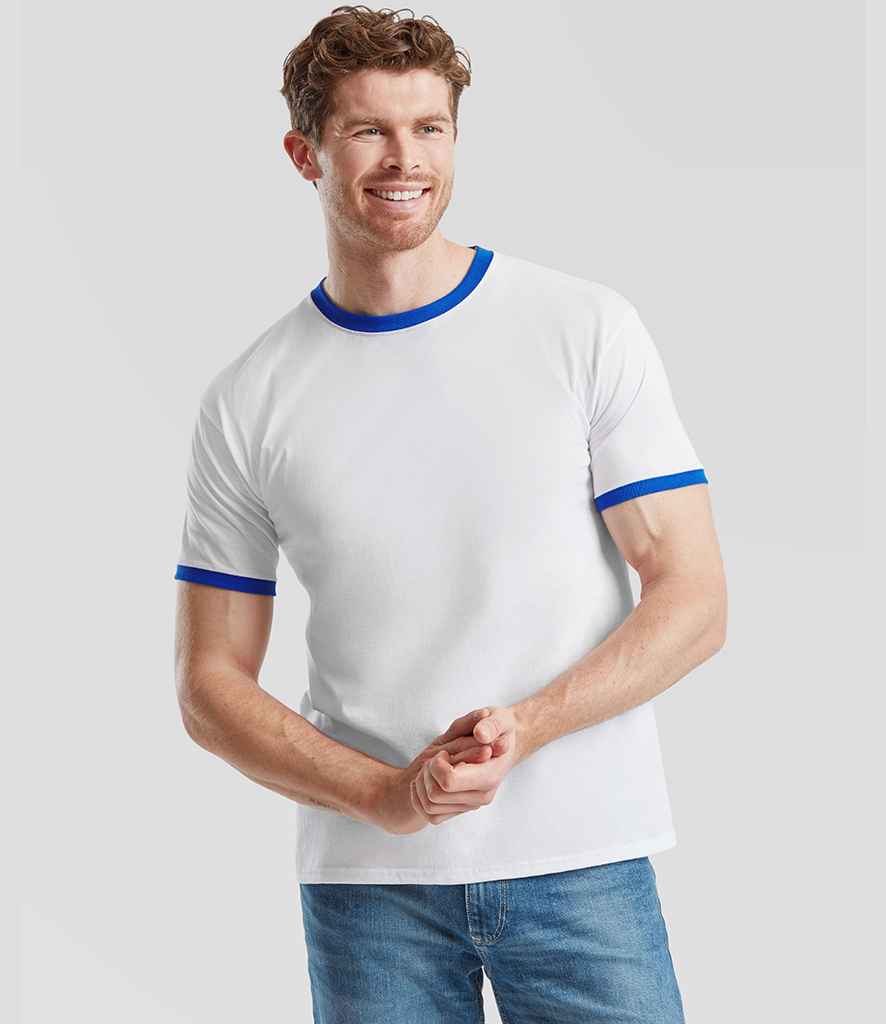 Fruit of the Loom Contrast Ringer T-Shirt
