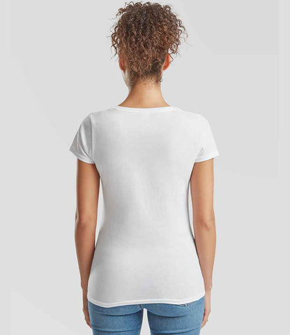 Fruit of the Loom Lady Fit Value V Neck T-Shirt