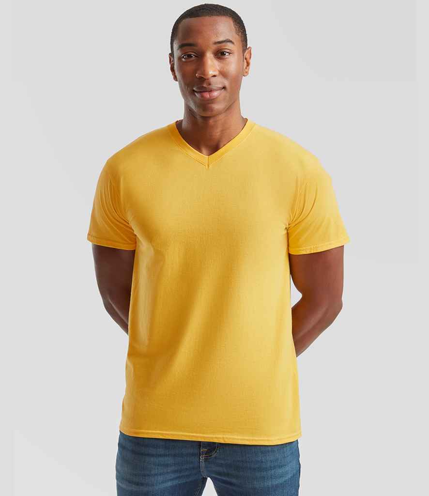 Fruit of the Loom V Neck Value T-Shirt