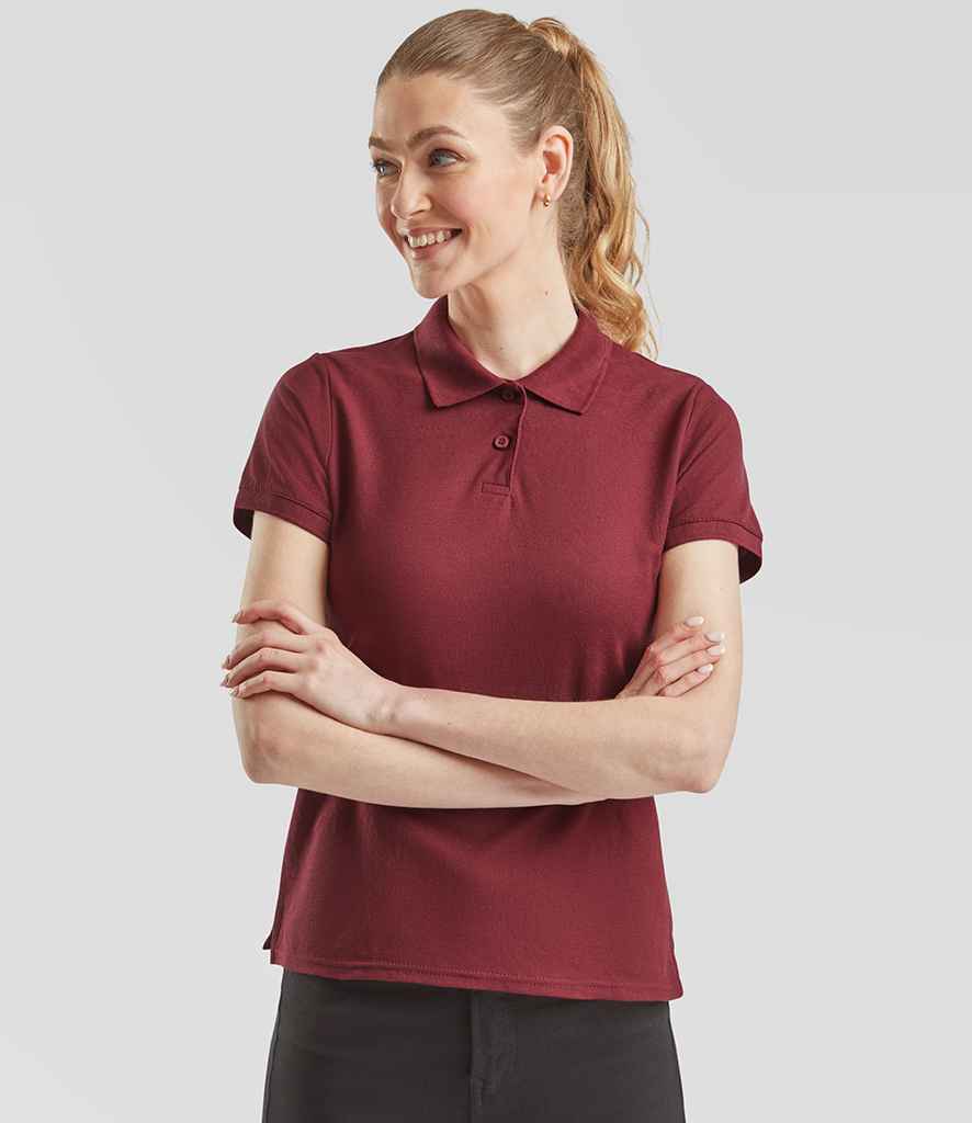 Fruit of the Loom Lady Fit Piqué Polo Shirt