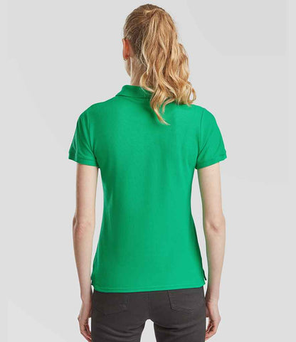Fruit of the Loom Lady-Fit Premium Cotton Piqué Polo Shirt