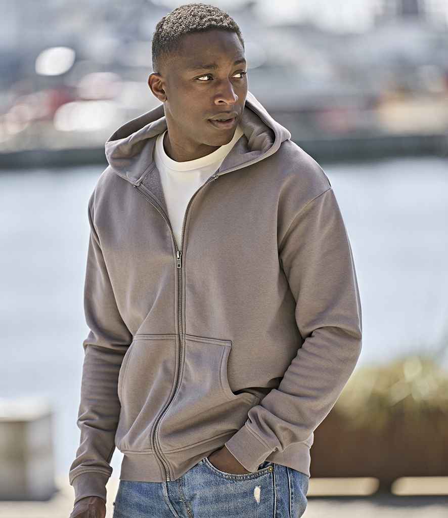 Tee Jays Unlabeled Hooded Full Zip Sweatshirt