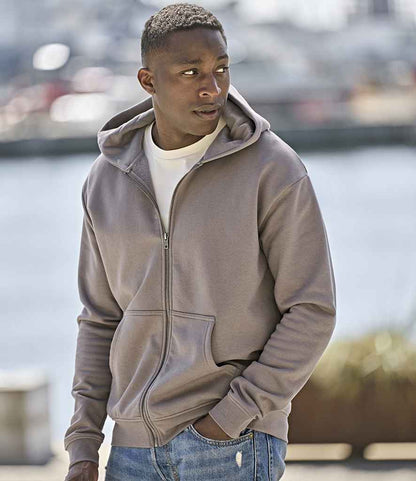Tee Jays Unlabeled Hooded Full Zip Sweatshirt