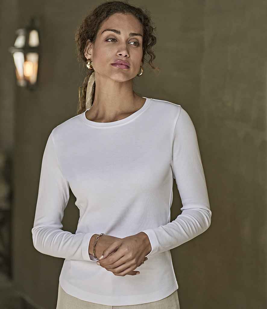Tee Jays Ladies Long Sleeve Interlock T-Shirt