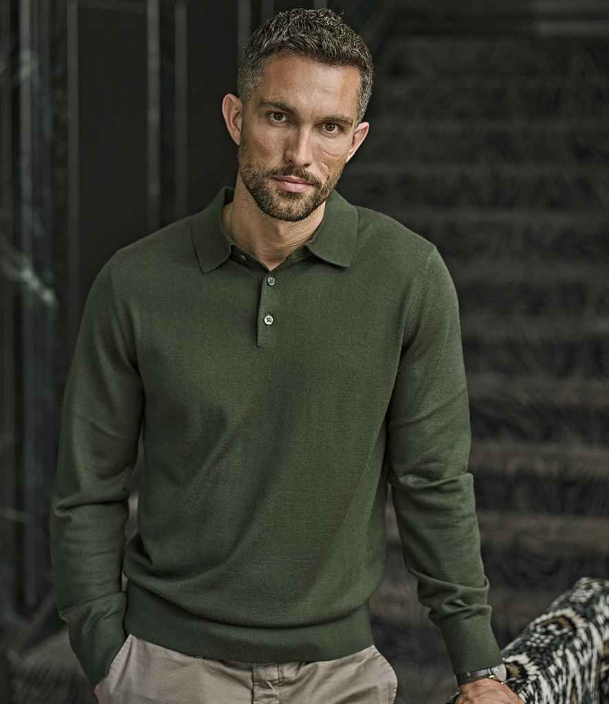 Tee Jays Knitted Polo Shirt