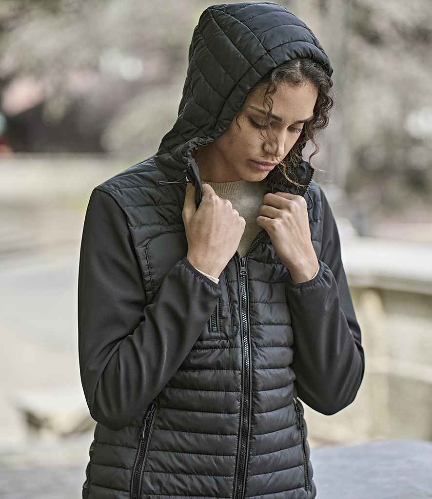 Tee Jays Ladies Crossover Hooded Jacket
