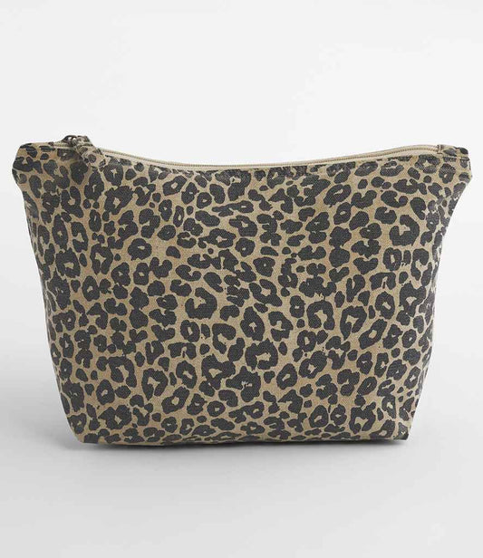 Westford Mill Leopard Print Canvas Accessory Bag