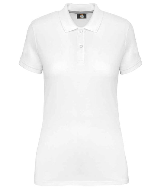 WK Designed to Work Ladies Anti-Bacterial Piqué Polo Shirt