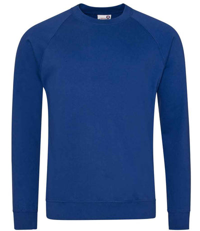 AWDis Academy Senior Raglan Sweatshirt - Deep Royal