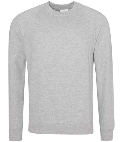 AWDis Academy Senior Raglan Sweatshirt - Grey