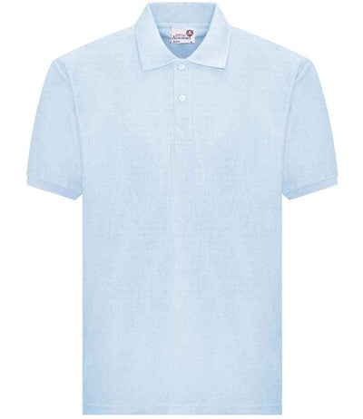 AWDis Academy Senior Piqué Polo Shirt - Sky Blue