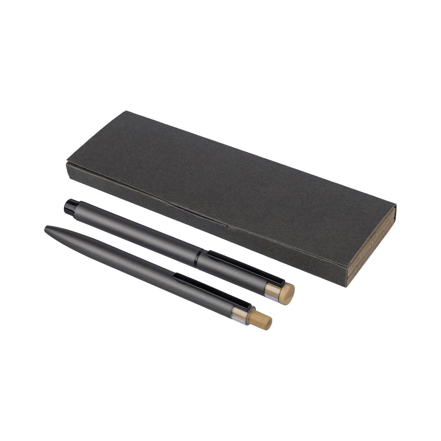 Recycled aluminium pen set