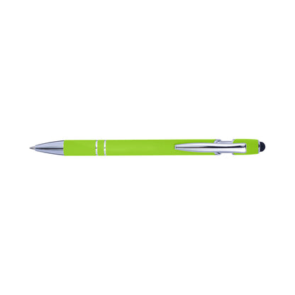 Ballpen with rubber finish