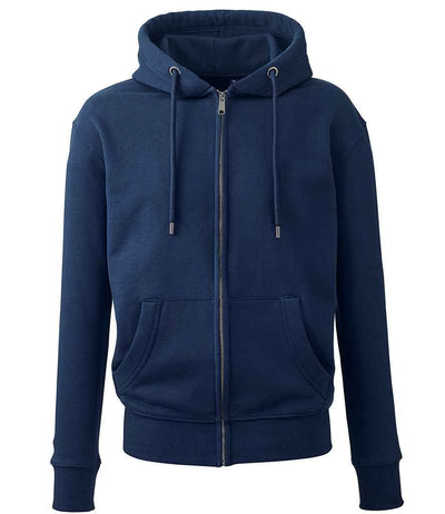 Anthem Organic Full Zip Hoodie - Navy
