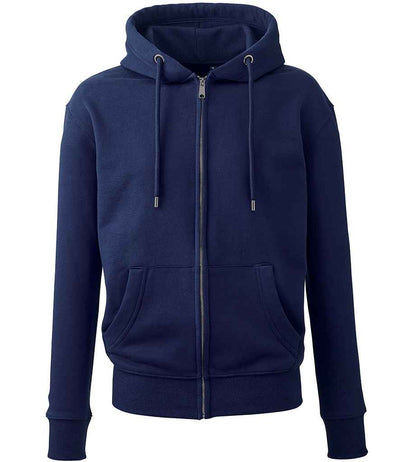 Anthem Organic Full Zip Hoodie - Oxford Navy